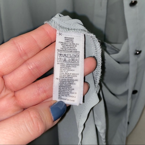 Sequined collared sheer top - Picture 5 of 7